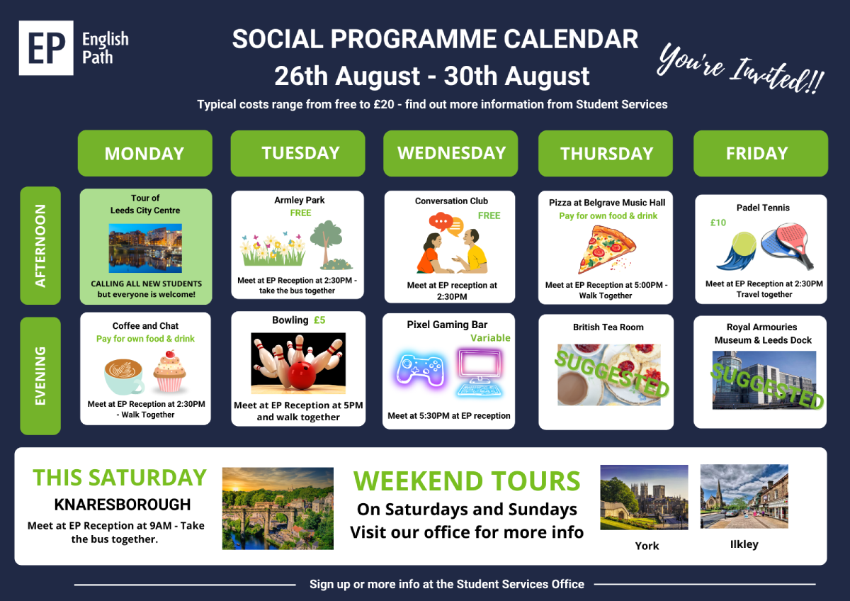 Discover EP Leeds | English Path