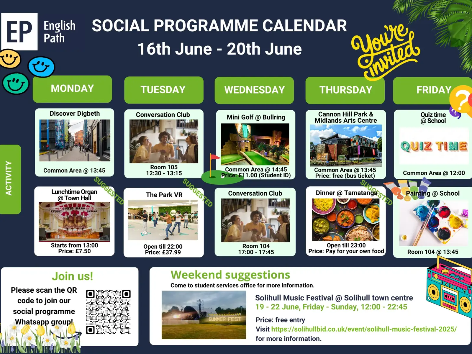 Ep Programme Social Programmes and Activities | English Path