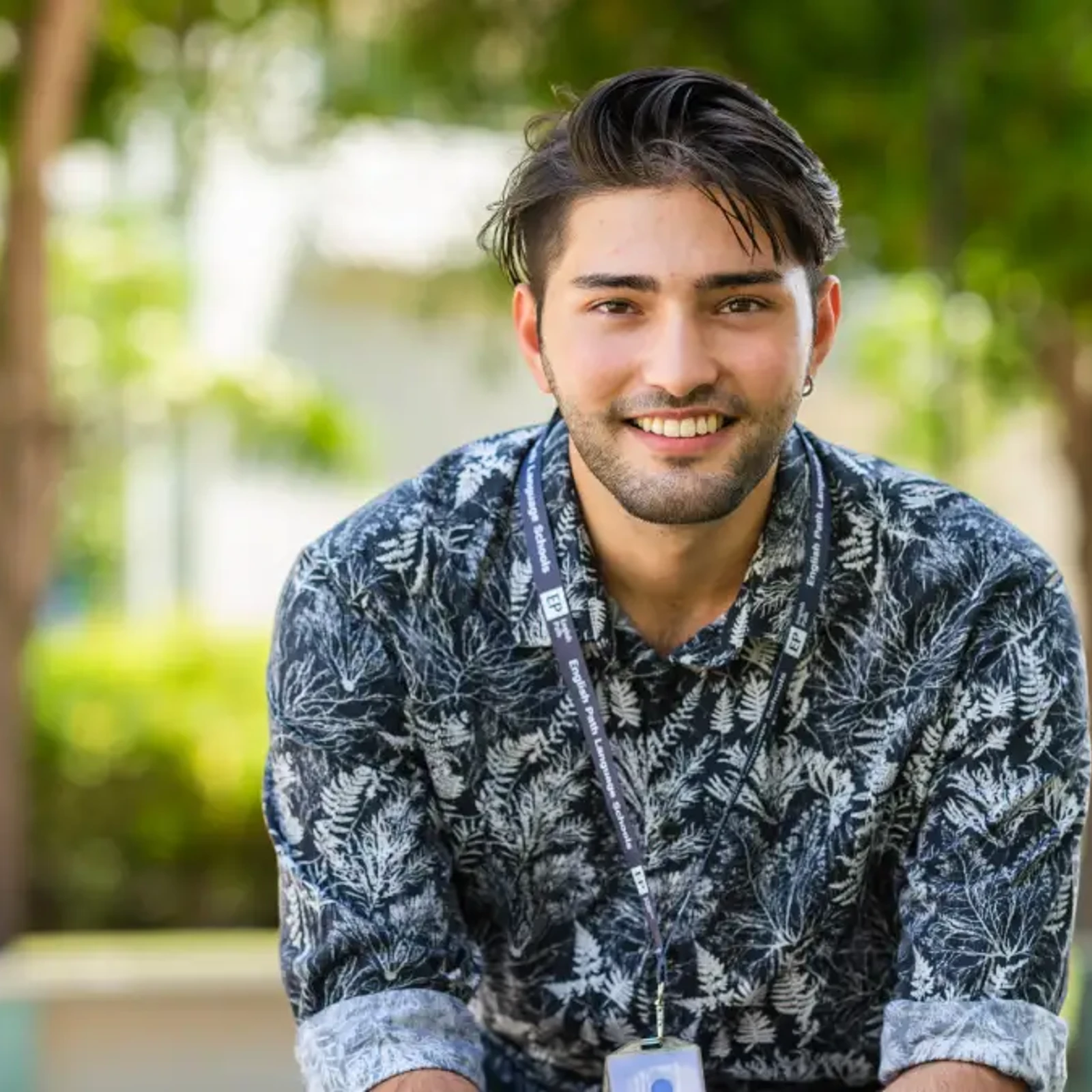 English Path student studying General German in Germany