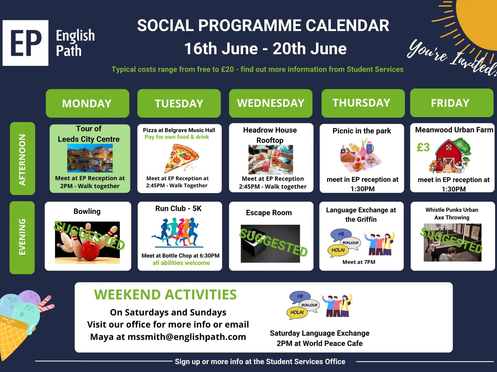 Social Programmes Social Programmes and Activities | English Path