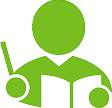Face-to-face teaching icon