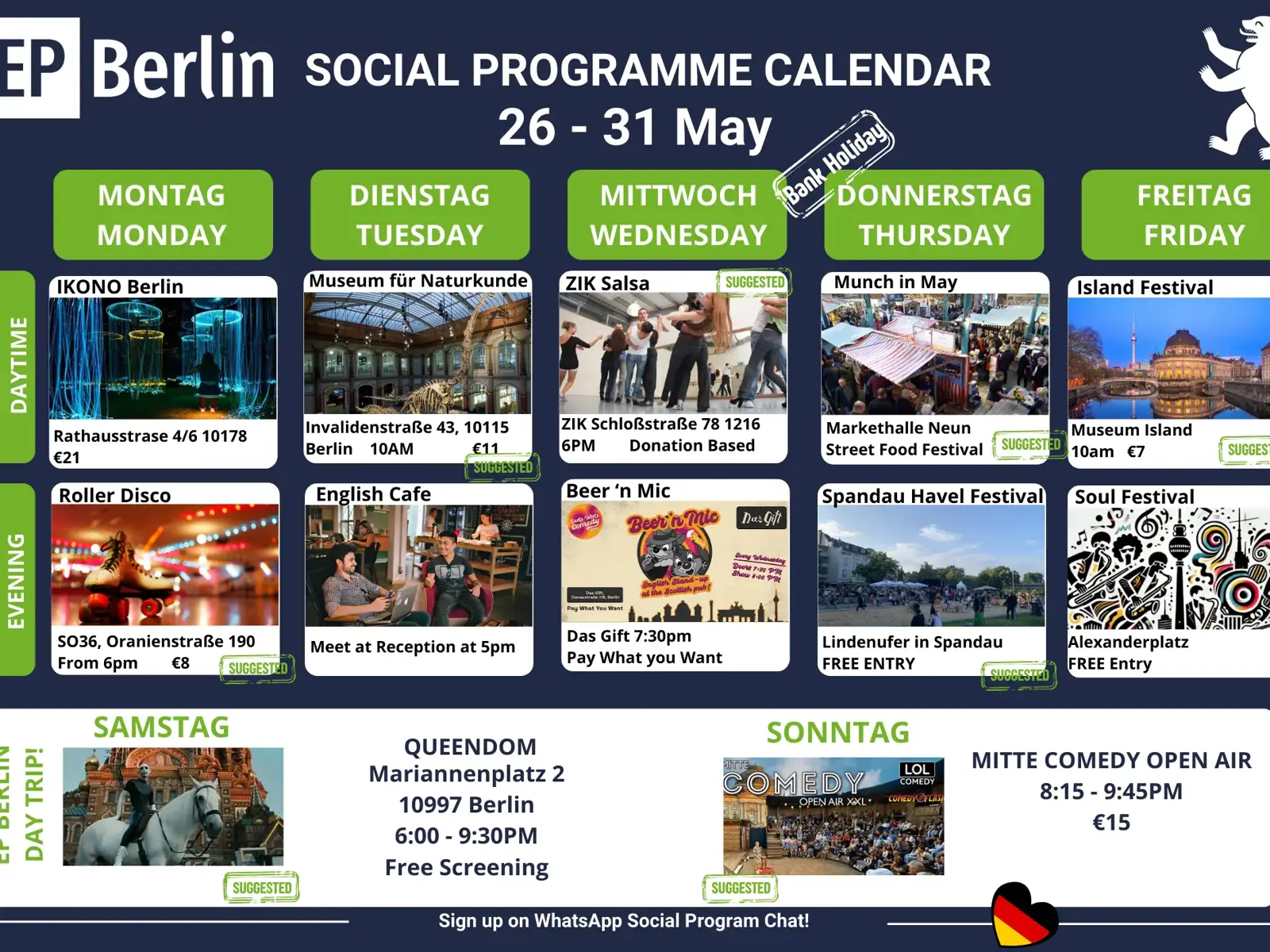 Social Programmes and Activities | English Path