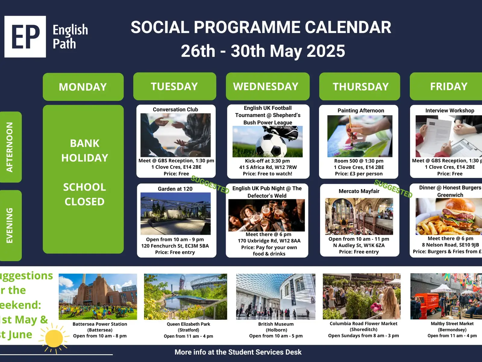 Social Programmes Social Programmes and Activities | English Path