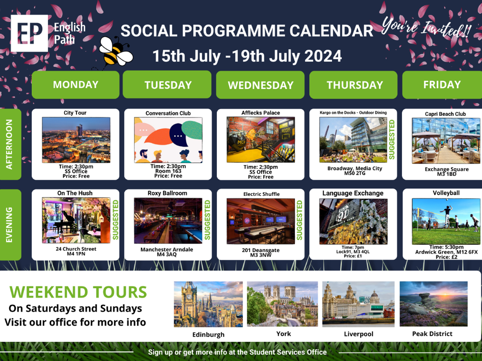 Social Programmes Social Programmes and Activities | English Path
